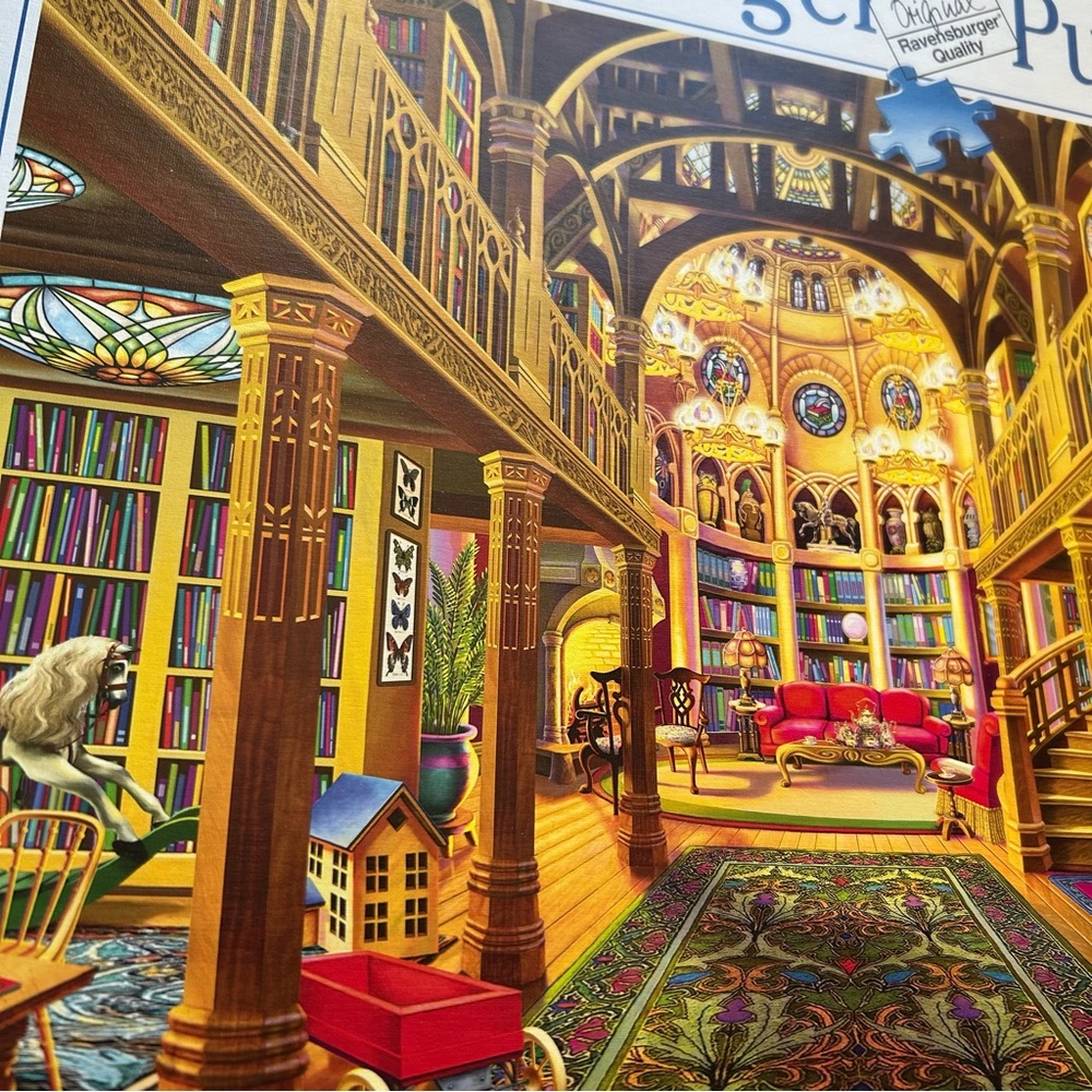 Ravensburger Puzzle - World of Words Golden Library - Picture 2 of 4